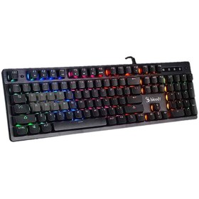 تصویر کیبورد گیمینگ ای فورتک مدل B500N با سیم 