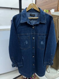 تصویر کت لی سنگشور سایزبزرگ سایز بندی از ۴۶ تا ۵۴ - سایز یک از ۴۶ تا ۵۰ / آبی تیره ‌