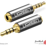 تصویر مبدل صدا 3.5 به 2.5 یوگرین Ugreen 20502 