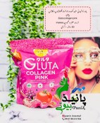 تصویر نوشیدنی گلوتاتیون و کلاژن مانیا مدل Pink Juice حاوی ۳۰ عدد ساشه ۱۰ گرمی 