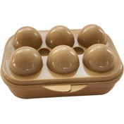 تصویر جا تخم مرغی 6 تایی برند ایراک پلاستیک ترکیه در 3 رنگ مختلف _ شناسه کالا : YU_115 EGG HOLDER 6 PIECES