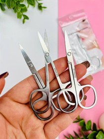 تصویر قیچی ابرو استیل scissor