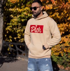 تصویر هودی Dior مدل آستین بلند جنس دورس تو کرک Dior long sleeve cotton hoodie