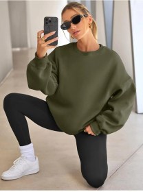 تصویر دورس زنانه ترک Women's Basic Oversize Sweatshirt 