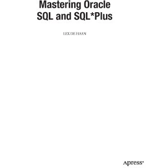 خرید و قیمت خرید و دانلود نسخه کامل کتاب Mastering Oracle SQL and ...