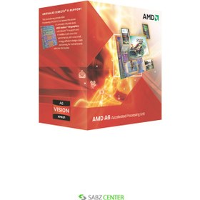 تصویر پردازنده مرکزی ای ام دی مدل A6-3500 APU ا AMD A6-3500 APU CPU AMD A6-3500 APU CPU