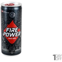 تصویر نوشیدنی انرژی زا فایر پاور firepower energy drink