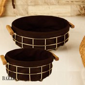 تصویر سبد پارچه دار گرد کاریزما BVK 401101 