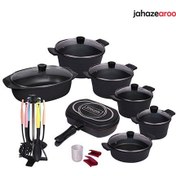 تصویر سرویس پخت و پز 24 پارچه تکنو مدل ونوس ا Tecno kitchen and cooking utensils Tecno kitchen and cooking utensils
