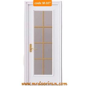 تصویر درب شیشه خور mdf کد M-107 