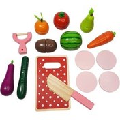 تصویر اسباب بازی مدل برش میوه مگنتی کد 01 