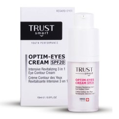 تصویر کرم برطرف کننده تیرگی و پف دور چشم تراست اسمارت TRUST SMART Cream that removes dark and puffiness around the eyes TRUST SMART