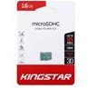 تصویر کارت حافظه microSDHC کینگ استار 16 گیگابایت کلاس 10 سرعت 85MB/s 