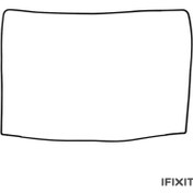 تصویر نوار(واشر) پلاستیکی دور ال سی دی مک بوک پرو ۱۶ اینچ 