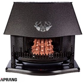 تصویر بخاری گازی شومینه ای نیک کالا قوسی مدل MC110 Niccala arc fireplace gas heater model MC110