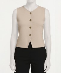 تصویر جلیقه بافت زنانه ادورا كد 03251100 