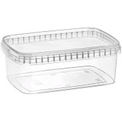 تصویر ظرف نگهدارنده طب پلاستیک مدل 1200cc ماکروویوی بسته 11 عددی 