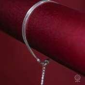 تصویر دستبند نقره هرینگبون 5 رج 