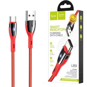 تصویر کابل تبدیل USB به USB-C هوکو مدل U89 طول 1.2 متر Hoco U89 Type-c Cable 1.2m