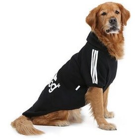 تصویر DOGİ&amp;DOG عرق سگ آدیداگ سیاه نژاد بزرگ - لباس DG100490 