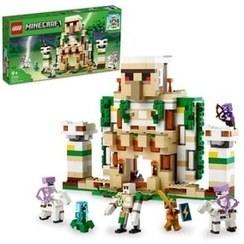 تصویر لگو سری ماینکرفت مدل قلعه آهن گولم 21250 - LEGO Minecraft Iron Golem Castle 21250 868 قطعه