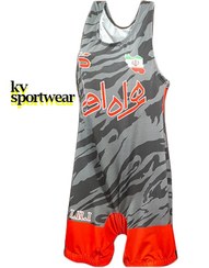 تصویر دوبنده کشتی مردانه TS کد 005 TS mens wrestling dress code 005