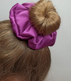 تصویر اسکرانچی مدیوم ابریشم first class Silk Medium Scrunchies