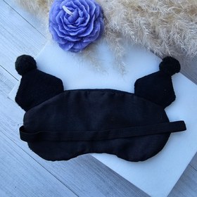 تصویر چشم بند کرومی مشکی Blindfold kuromi