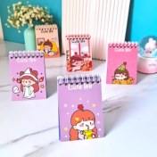 تصویر دفترچه یادداشت فانتزی جیبی دختر بچه‌ی کیوت 