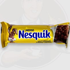 تصویر شکلات بار نسکوئیک nesquik نستله شکلات شیری رژیمی 
