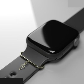 تصویر آویز ساعت طلا 18 عیار زنانه مدوپد مدل مثلث کد SC1-1280 