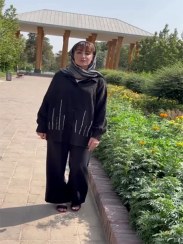 تصویر شومیز مزونی کارشده سوفیا شنل ترک*5 رنگ* 