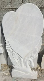 تصویر کتیبه سنگ مزار سفید 