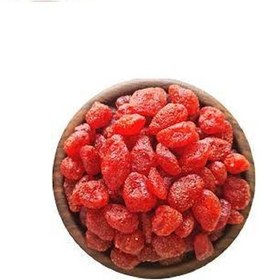 تصویر توت فرنگی خشک ژله ای100 گرم(سالم و برش نخورده) میوه خشک متفرقه