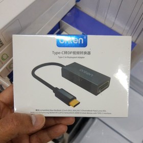 تصویر تبدیل type c به displayport اونتن مدل Onten Type C to Displayport OTN-9528 