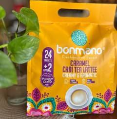 تصویر کارامل چای لاته بنمانو 