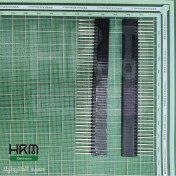 تصویر پین‌هدر مادگی 40*1 پین صاف پایه بلند (2.54mm) 