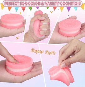 تصویر اسباب‌بازی فشاری شکل غذا برند beauenty 2Pcs Biscuit Stress Relief Toy,New Stress Relief Toys for Squishy, Ultra-Soft Decompression Venting Toy, Food Shap Squeeze Toy f