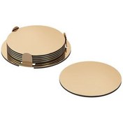 تصویر زیر لیوانی استیل ایکیا مدل iKEA GLATTIS بسته 6 عددی iKEA GLATTIS COASTERS