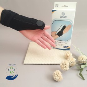 تصویر اُرتوز شست نئوپرن تک سایز ضد حساسیت Neoprene Thumb Spica Splint