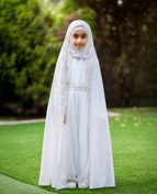 تصویر چادر عبادت نونهال مدل ایرانی prayer veil sapling model irani
