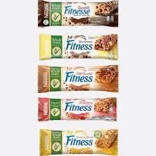 تصویر غلات بار نستله مدل fitness با طعم شکلات Nestle fitness cereal bar with chocolate flavor