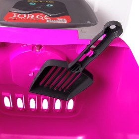 تصویر ظرف خاک مسقف گربه هپی پت همراه با بیلچه ۱ کیلوگرم 