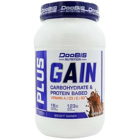 تصویر پودر گین پلاس شکلاتی دوبیس وزن ۱۰۰۰ گرم 