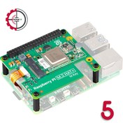 تصویر کیت هوش مصنوعی رزبری پای با ماژول شتاب‌دهنده Hailo8 ظرفیت ۲۶ TOPS 