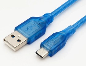 تصویر Micro USB TO USB 30 CM Fast Charge Hi SUN 