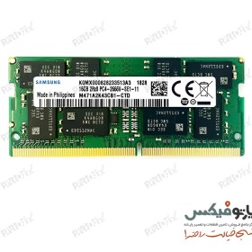 تصویر رم لپ تاپ سامسونگ SO-DIMM 16GB 2666MHz CL19 DDR4 Samsung SO-DIMM 16GB 2666MHz CL19 DDR4 Memory