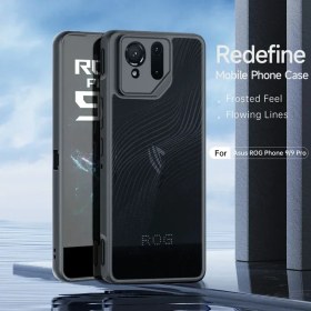 تصویر قاب گوشی ایسوس ROG Phone 9 Pro 5G ایسوس ROG Phone 9 5G سری آیمو دوکس دوسیس، TPU+PC مات، ضد ضربه 