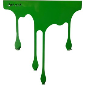 تصویر آویز لباس متوسط سبز drop iron 