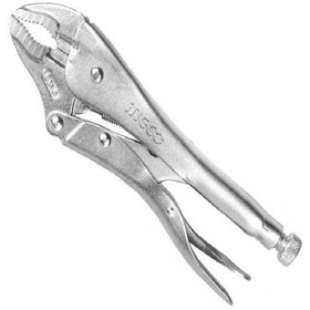 تصویر انبر قفلی اینکو “7 Ingco HCJLW0107 Ingco HCJLW0107 7inches Curved Jaw Locking plier